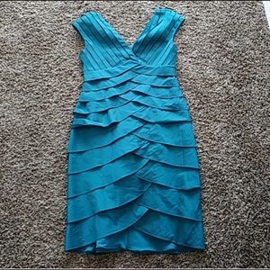 Adrianna Papell Turquoise Dress 🥰